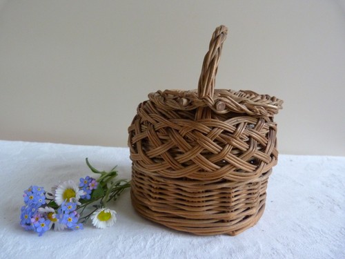Panier miniature ancien - miniature,
