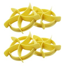  4 pcs pâte presse moules maison pain petits pains moule rond en plastique