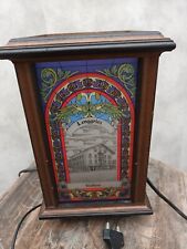 Lampe d'ambiance 4 côtés imitation vitraux