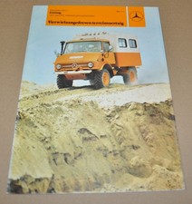 Mercedes Benz Unimog Special Program Range Truck Brochure Prospekt 0977 NL