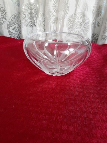 Round decorative etched glass - etched,