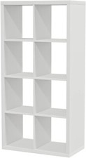Etagere modulable 8 cubes coloris blanc