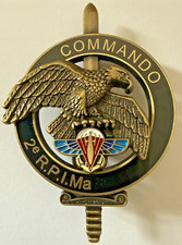Brevet COMMANDO FORCES SPECIALES PARA 2 R.P.I.Ma, Bronze
