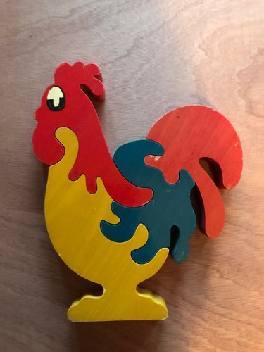 Jeu éducatif puzzle - en, bois