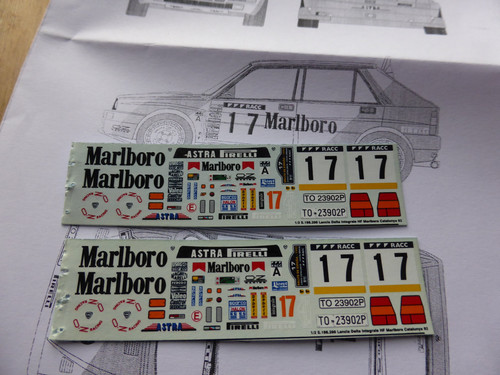 Decals lancia delta - decals,