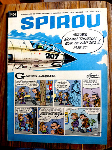 Spirou 1404 gaston - spirou, n°
