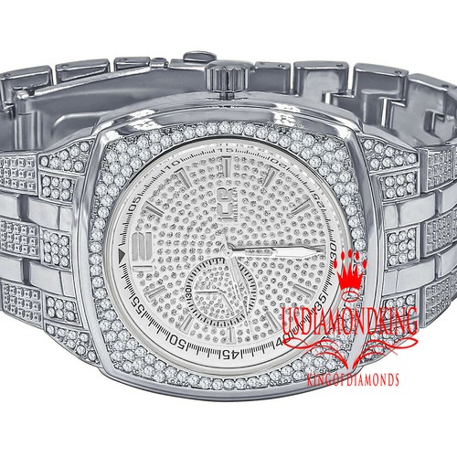 Mens white gold - white, simulated