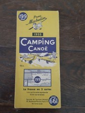 Carte Michelin Camping canoë