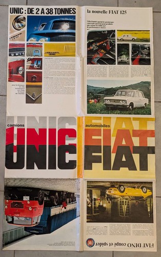 Dépliant pub camions - , unic