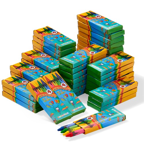 Boîte crayons cire - 50,