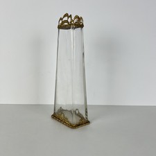 Ancien vase obélisque - verre