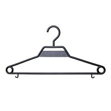 Cintres En Plastique 25-2000pcs. Tout Noir Type Unique, D'occasion