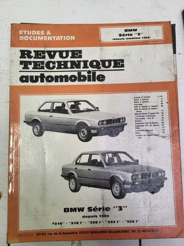 Revue technique automobile bmw - revue,