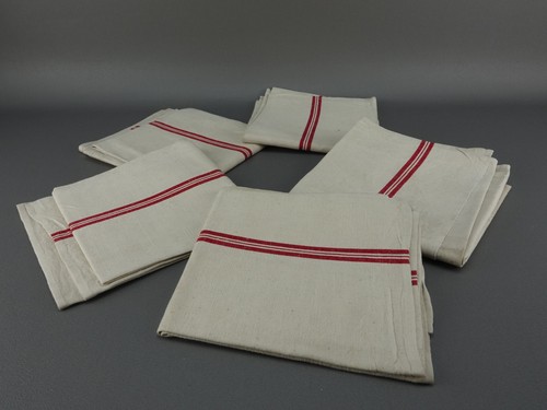 Lot torchons anciens en - anciens,