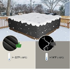 Housse de spa extérieur housse résistante design ventilation double couture