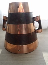 ANCIEN POT VASE en bois