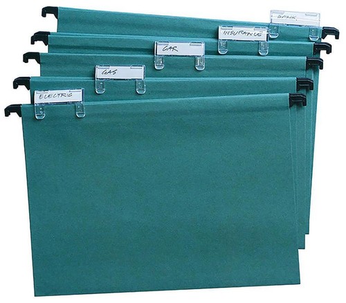 Vert manille dossiers - a4,