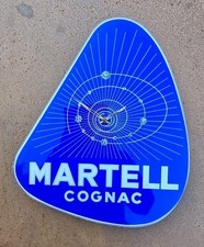 Vintage 1970s COGNAC MARTELL ORTF Advertising Wall Clock Clock Bar Bistro