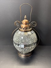 Vintage Partylite Global Fusion Mosaic Moroccan Style Candle Lantern