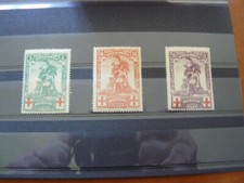 BELGIQUE TIMBRES POSTE COB N° 126 / 128 NEUFS** SANS CHARNIERE RARE