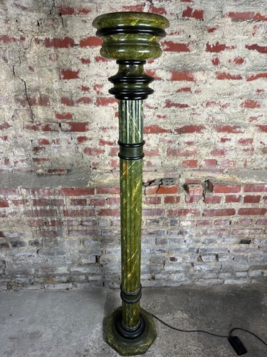 Colonne hallogène bois - hallogène,