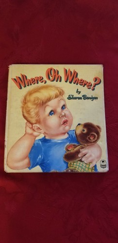1952 vintage kid book - kid, where