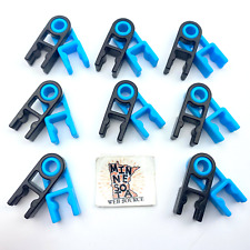 Knex Hinges - 8 Pairs (16 pieces) K'nex Blue & Black Standard Replacement Parts