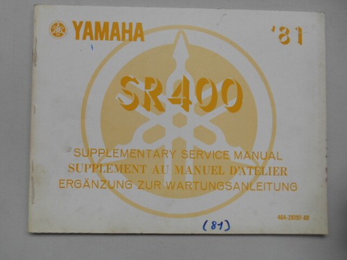 Supplement manuel atelier - supplement, d'atelier