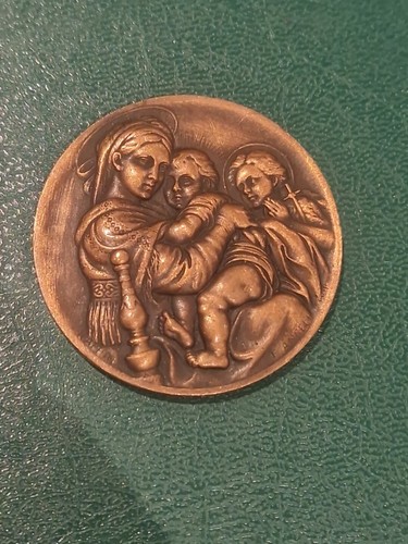 Médaillon ancien bronze - médaillon,