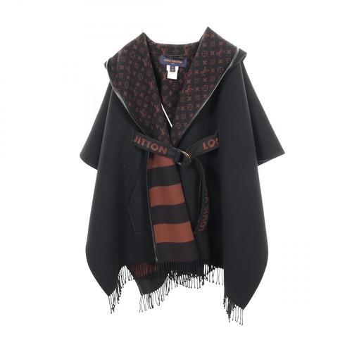 Manteau cape enveloppant - , à