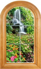 Sticker Fenêtre trompe l'oeil