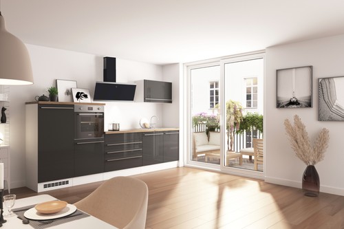 Cuisine équipée kitchenette - Équipée,
