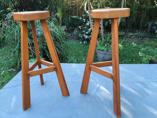 Paire tabourets haut en - paire,