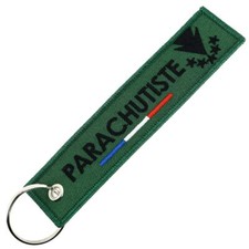 Clj Charles Le Jeune. Porte-clés. Parachutiste - Armée de l'air - France, Synthé