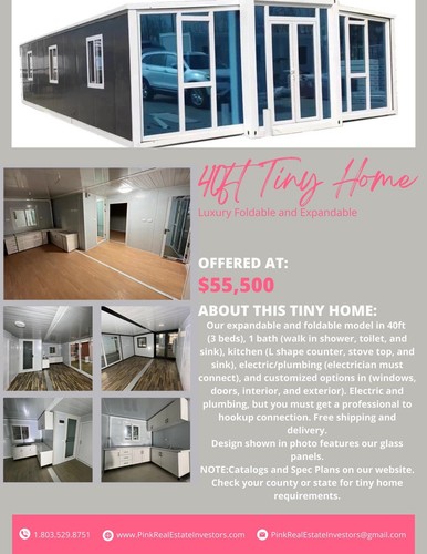 40ft tiny house live - house,