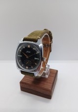 Vintage Watch Zim Soviet USSR Mechanical 34x42mm with Papers/New Strap