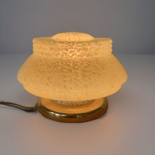 Art Deco lamp early 20th century France mushroom glass clichy yellow