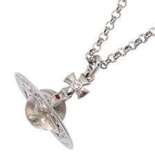 Vivienne Westwood NEUF PETIT PENDENTIF ORBE collier pendentif 77 cm strass la...