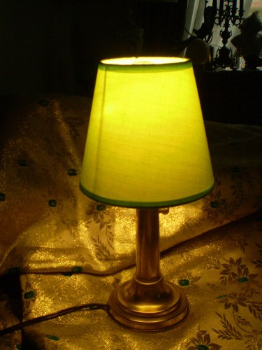 Lampe table bougeoir - lampe, ancien
