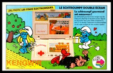SMURF SMURF Print AD Advertising ORLITRONIC Vintage 80's Pub Game 