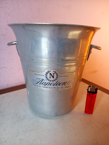 Ancien seau champagne - seau, à
