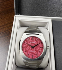 D1 Milano Ultra Thin Barn Red Watch 40mm D1-UTBJ33
