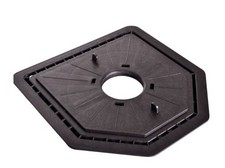 10 Plaques à dalle terrasse CLEMAN JOUPLAST 218x218mm pour plots Cleman