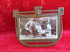 Very beautiful old photo frame, Art Nouveau style, nobility