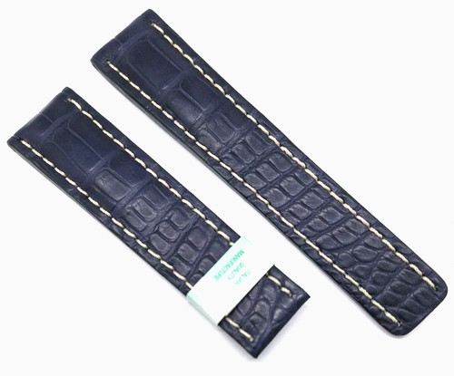 Bracelet montre cuir crocodile - bracelet,
