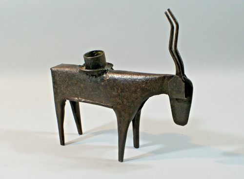 Vache tole statuette - vache, en