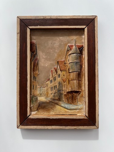 Vintage french bas relief - french,