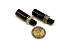 Clignotant Adaptateur 25mm M10 Sur M10 Rallonge pour Moto, Aluminium, Noir