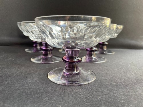 Coupes cristal taillé - 6,