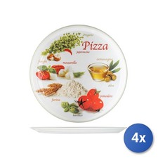 4X Assiettes À Pizza En